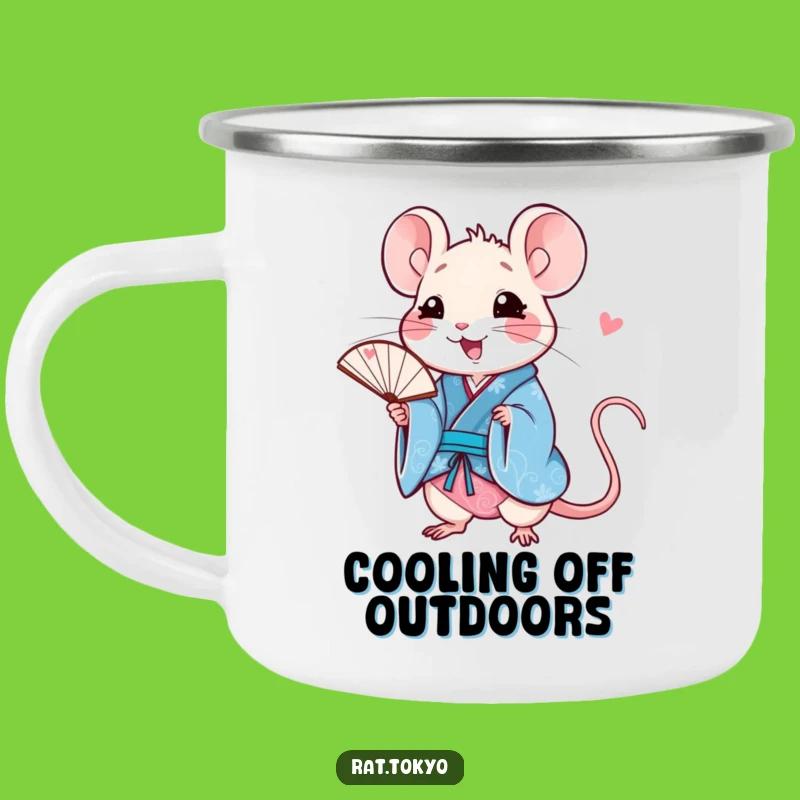 Funny Rat Fan Camping Mug - Durable Drinkware for Happy Adventures