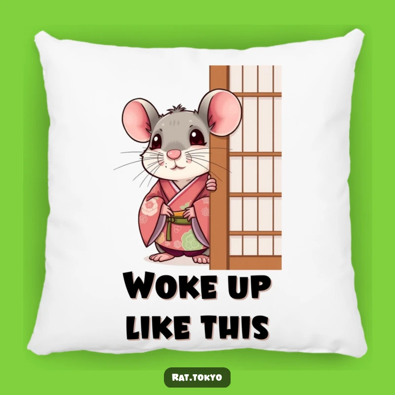 Funny Rat Surprise Pillow: Peek-a-Boo Kimono, Cozy Mystery, Perfect Accent