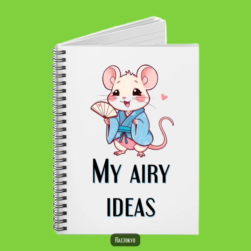 Funny Rat Fan Notebook - Jot Down Happy Thoughts with Style