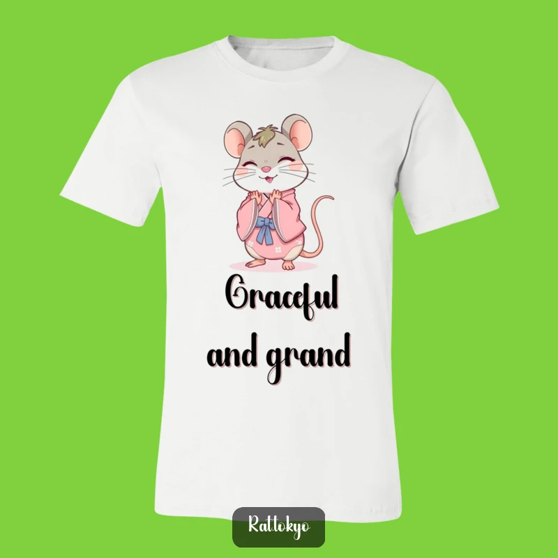 Funny Rat Kimono T-Shirt - Cheerful Style for Gracious Individuals