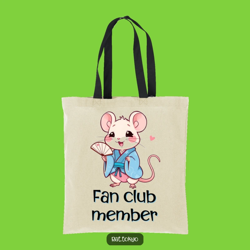 Funny Rat Fan Tote Bag - Stylish Carry-all for Happy Essentials